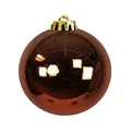 Mojawo XXL Christbaumkugeln Weihnachtsbaumkugeln Dekokugel Baumschmuck Braun Ø 20cm Schmuckkugeln