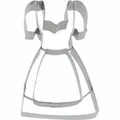 Birkmann Ausstechform Dirndl Innenprägung Ausstecher Plätzchenform Edelstahl 9cm