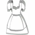 Birkmann Ausstechform Dirndl Innenprägung Ausstecher Plätzchenform Edelstahl 9cm