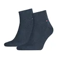 Tommy Hilfiger Herren TH MEN QUARTER 2P Sneakersocken 2 Paar, Blau (Dark Navy 322), 47/50