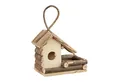 relaxdays Vogelhaus Dekoratives Vogelhaus zum Aufhängen