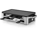 WMF Lono Raclette Grill 8 Personen mit Pfännchen & Schiebern 1500 Watt Edelstahl