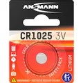 Ansmann Lithium Knopfzelle CR1025, Batterie