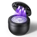 Ultraschallreinigungsgerät, Opilea 45kHz Dental Pod, 4 Modes Ultrasonic Cleaner for Zahnersatz, Retainer, Aligner, Prothesen, Zahnbürstenkopf, Schmuck Schwarz