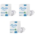 3X Shelly Smart WLAN Steckdose Plug Bluetooth Plug Wi-Fi Leistungsmessung