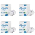 4X Shelly Smart WLAN Steckdose Plug Bluetooth Plug Wi-Fi Leistungsmessung