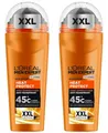 Loreal Men Expert HEAT PROTECT Deo Roll On 72h Deoroller 2 x 100 ml XXL Größe🔥
