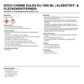 Koch Chemie Eulex Eu 1000 ml | Klebstoff- & Fleckenentferner Baumharzentferner
