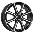 1x DEZENT DEZENT TN DARK black polished 6.0Jx16 4x100 ET45