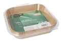 100 PAPSTAR Backpapier-Zuschnitte, 230 x 230 x 45 mm, braun