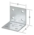 Vormann Winkelverbinder 40 x 40 x 40 mm sendzimirverzinkt, CE - 70904000