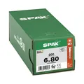 SPAX Universalschraube Senkkopfschraube Torx 6,0 x80mm Holzschrauben Teilgewinde