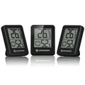 3er Set Thermometer Hygrometer  Digitales Raumthermometer für Kontrolle Innen...