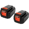 2Pcs PowerSmart 2Ah 40V Akku fš1r BLACK & DECKER LCS1240, BL20362, LBXR36, LBXR2036, LST540, LBX2040