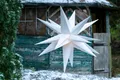DecoTrend Kunststoffstern Jumbo außen Ø100cm weiß, Leichte Dekorationsfigur, Weiß, 1 Glühbirne(n), E14, LED, 40 W