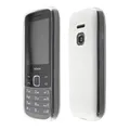 caseroxx Schutzhülle für Nokia 225 4G (2020) in weiß – Flexibles TPU-Case aus stoßfestem Gummi, passgenaue Handy-Tasche mit Kantenschutz & rutschfestem Grip