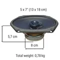 1 CIARE CZ180 Diffusor 2 Wege 130X180 Mm 100 Watt Max 4 Ohm + 5 Sticker Geschenk