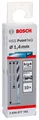 Bosch Metallspiralbohrer HSS PointTeQ, DIN 338, 1,4 mm, 10er-Pack
