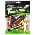 Golf Tees Zubehör Lignum 100% Bambus Mehrfarben 100 Stück 54mm 70mm 83mm Ausw...