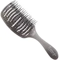 Haar-Bürste Olivia Garden iDetangle für normales Haar in Paddle-Form, zum täglichen Entwirren und Pflegen von normalen Haaren, flexibler Bürstenkörper mit Memory Flex Borsten gegen Ziepen