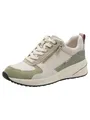 Tamaris Damen Sneaker Low, grün, 37 EU