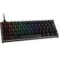 Ducky Mecha Mini Gaming Tastatur, MX-Brown, RGB-LED - schwarz