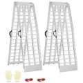 VEVOR Aluminium-Rampen 2-teilige Hochleistungsrampen Verladerrampe (907 kg belastbar) mit breiterer Rampenoberfläche, universelle stabile Laderampe