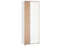 Aktenschrank VOGL MÖBELFABRIK Trelle , weiß (weiß matt, eiche furniert), B:67cm H:186cm T:35cm, Schränke