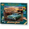 Schipper Malen nach Zahlen Malen nach Zahlen Premium 40x50cm American Diner 609130877
