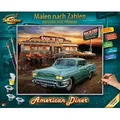 Schipper 609130877 - Malen nach Zahlen, American Diner, 40 x 50 cm