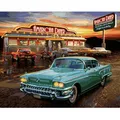 American Diner Schipper Malen nach Zahlen Meisterklasse Premium 40x50cm