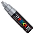 Uni POSCA Marker Pen PC-8K Silber Breit Meißelspitze 8mm Linie