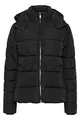 OXMO Sofina Damen Winterjacke Damenjacke Jacke gefüttert mit Kapuze, Größe:L, Farbe:Black (194007)