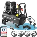 STAHLWERK Druckluft-Kompressor mit 30 L Tank (ST-310 Pro) – mit Zubehör – ölfrei & leise, 8 bar, Brushless-Motoren, 1,97 PS, 1,45 kW, 250 l/min