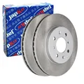 2X JAPKO BREMSSCHEIBEN VORNE 258mm BELÜFTET PASSEND FÜR HONDA JAZZ