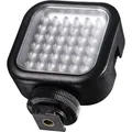 Walimex pro LED-Videoleuchte mit 36 LEDs, 3 W, Kamera Beleuchtung stufenlos dimmbar, erweiterbares Fotolicht mit Stecksystem, Videolicht für Aktio...
