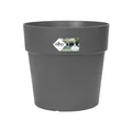 elho Vibia Straight Rund 47 - Blumentopf für Außen - Ø 47.0 x H 44.4 cm - Schwarz/Anthracite