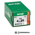 SPAX Universalschrauben T20 Senkkopf WIROX 1191010450255 4,5 mm x 25 mm, 1.000 St.