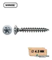 SPAX Ø 4,5 mm - Senkkopf T- STAR plus - Vollgewinde - WIROX 25 mm