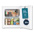 Stolthoff Mini Gefrierschrank 32L, bis -18 °C, 39 dB, leise, freistehend, Weiß