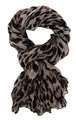 Ella Jonte leichter Schal Leopard beige grau oder braun Animalprint Damenschal