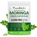 Moringa Blattpulver Softgels Kapseln  6000mg Hochdosiert Vegan Glutenfrei 240 Kapseln