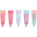 essence Disney THE LITTLE MERMAID JUICY BOMB shiny lipgloss crew, Mehrfarbig, Expressergebnis, glänzend, schimmernd, vegan, ohne Parabene, ohne Mikroplastikpartikel, Nanopartikel frei,1er Pack(5x10ml)