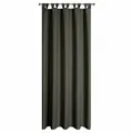 Garten Vorhang Gardinen Schlaufen Wasserdicht Grau 260x155 cm Voile Außenvorhang