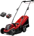 Einhell Akku-Rasenmäher GE-cm 18/33 Li Kit Power X-Change (18 V, 33 cm Schnittbreite, bis 200 m², Brushless, 30L Fangkorb, 25-65 mm Schnitthöhe, inkl. 4,0 Ah Akku + Ladegerät)