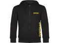multifanshop Kapuzen Sweatshirt Jacke - Dortmund - Brust & Seite - Druck gelb - Sweat