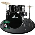 XDrum Rookie 22" Fusion Schlagzeug Komplettset Black inkl. Schule