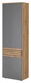 Garderobenschrank Flurgarderobe Dielenschrank Garderobe Artisan Eiche Dekor Grau