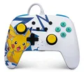 PowerA Verbesserter Kabelgebundener Controller für Nintendo Switch – Pikachu High Voltage, Gamepad, Game-Controller, Kabelgebundener Controller, Offiziell Lizenziert