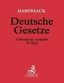 Deutsche Gesetze Gebundene Ausgabe II/2022 (Becksche Te... | Buch | Zustand gut